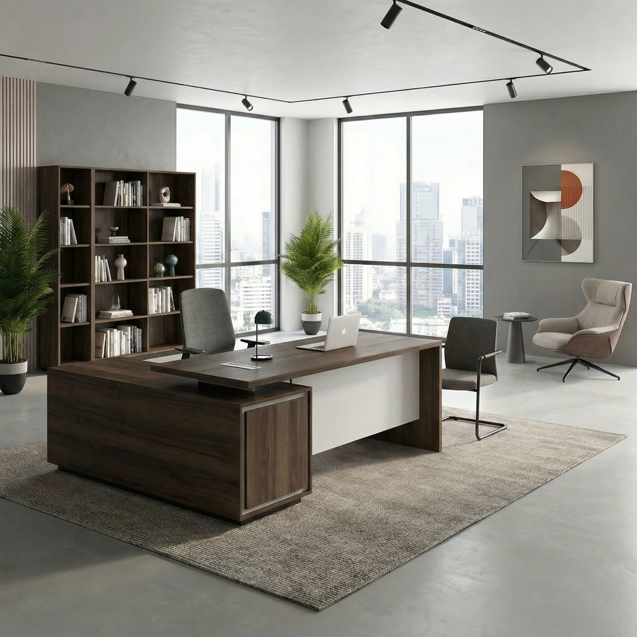 Hagen Executive Desk | Premium Corporate Office Furniture UAE