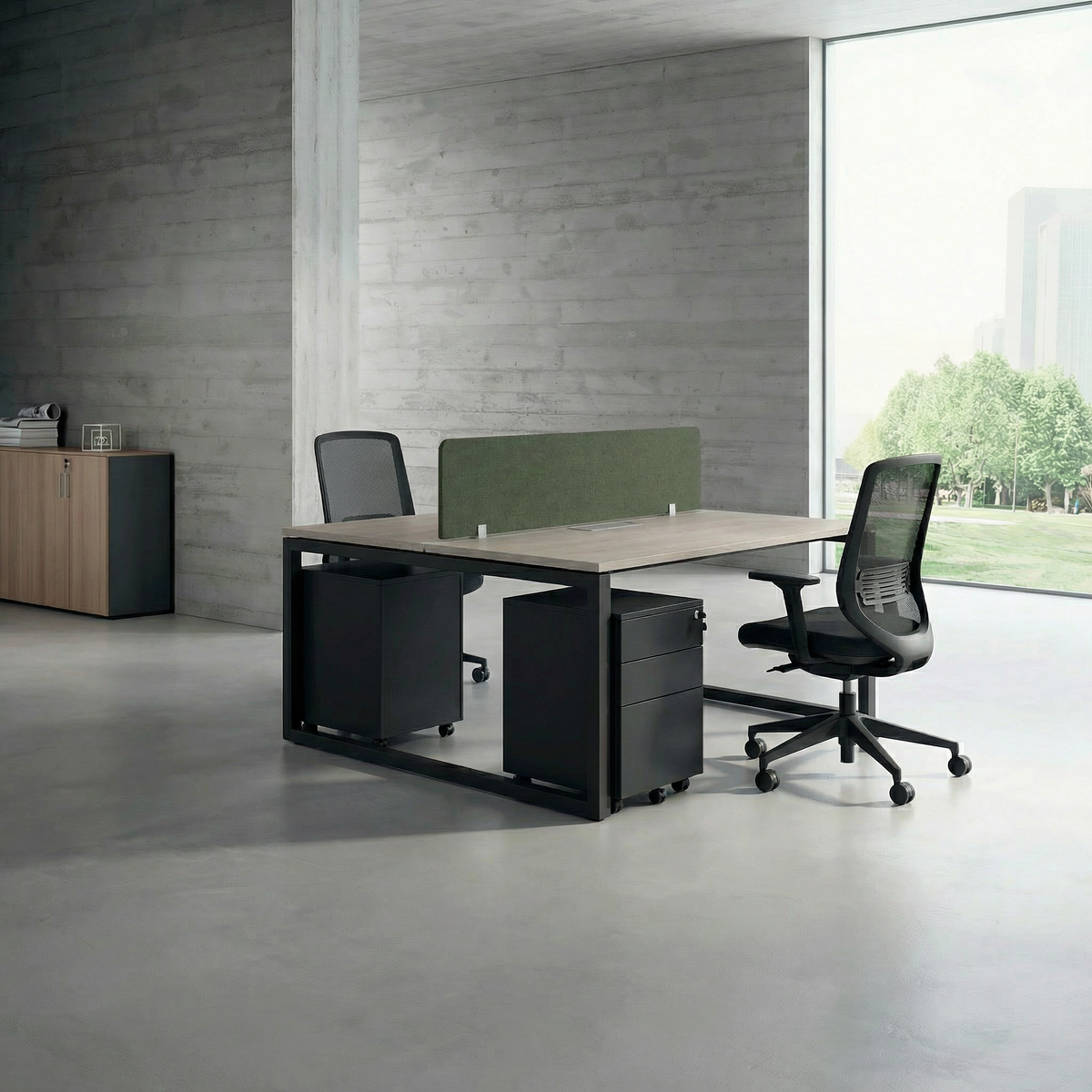Workstation In Loop Leg-2 Person (Face To Face)