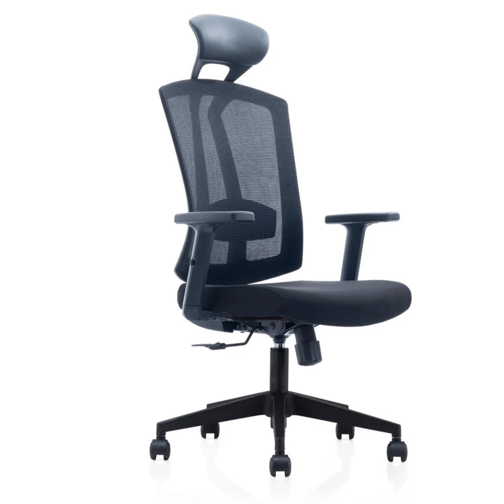 Mia Nylon Base Executive Chair (Black)