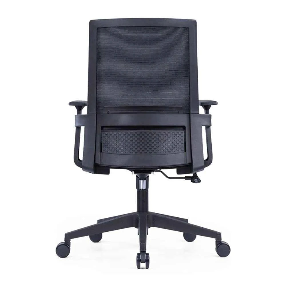 Clara Ergonomic Medium Back Chair (Black)