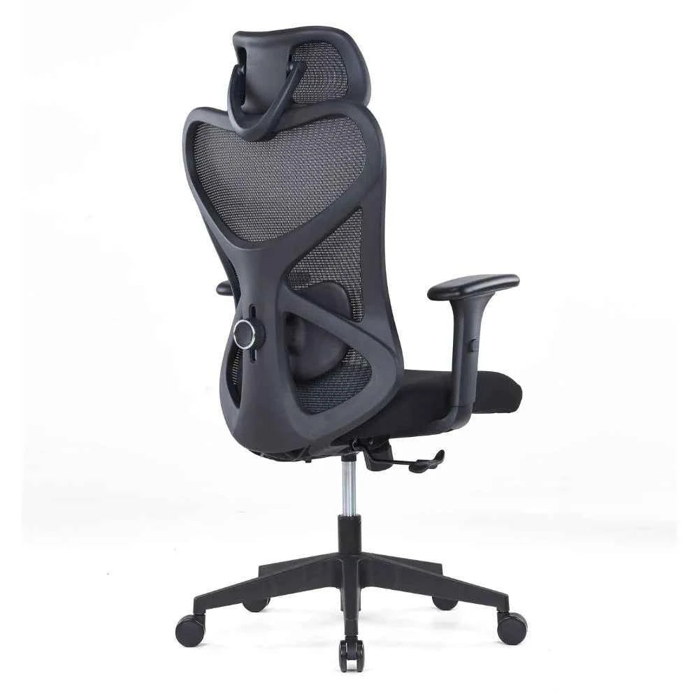 Lina Ergonomic High Back Chair (Black)