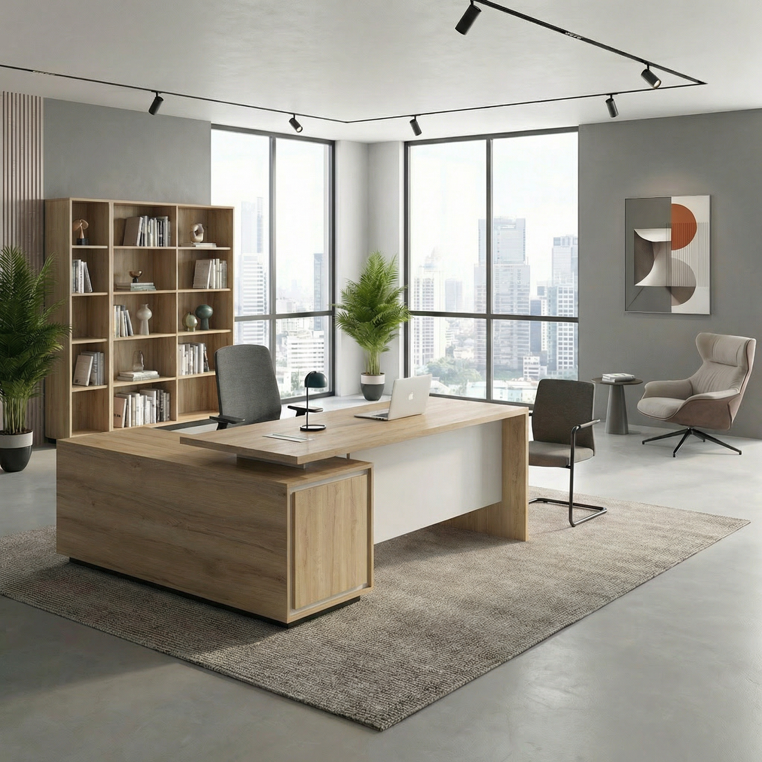 Hagen Executive Desk | Premium Corporate Office Furniture UAE