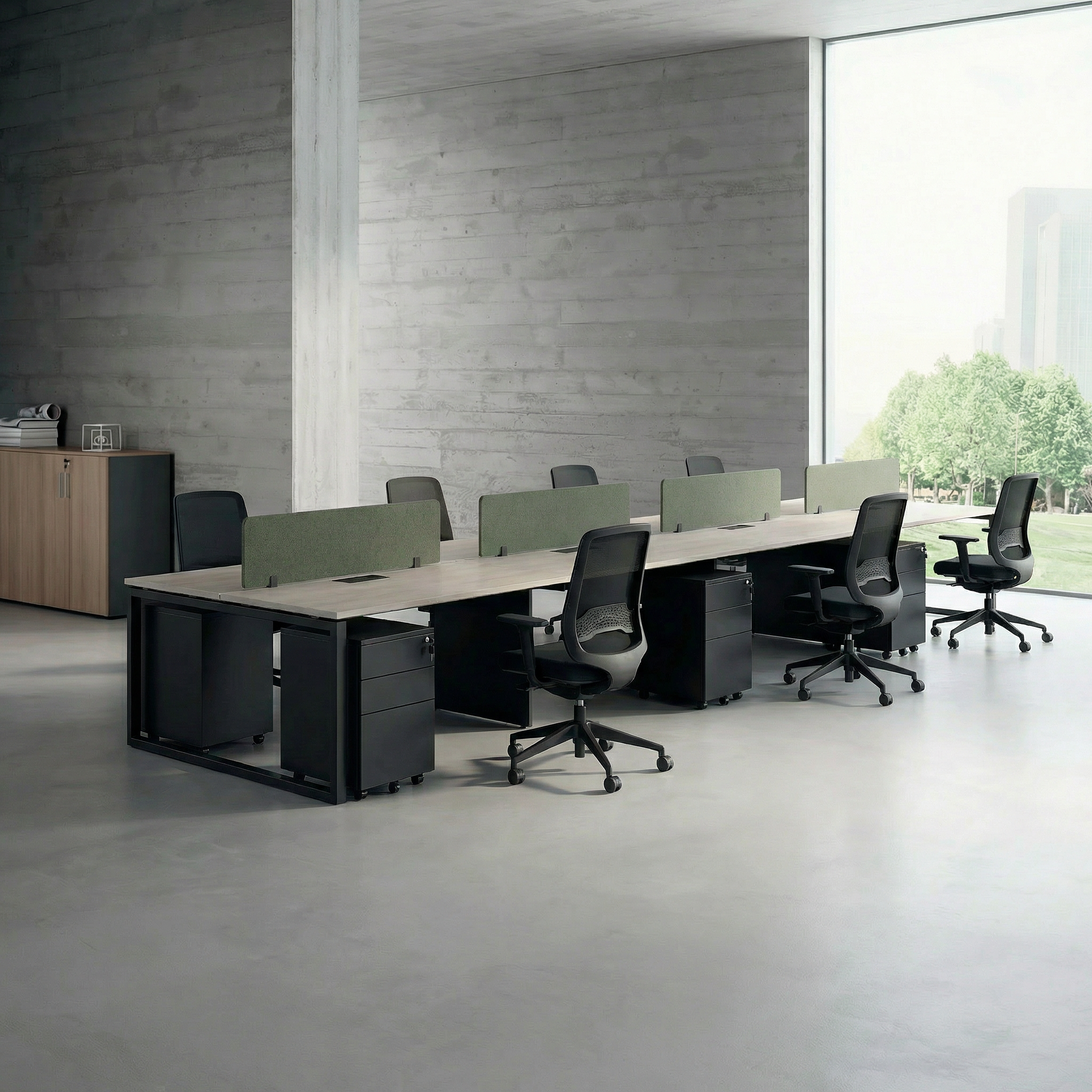 Workstation In Loop Leg-8 Person (Face To Face)