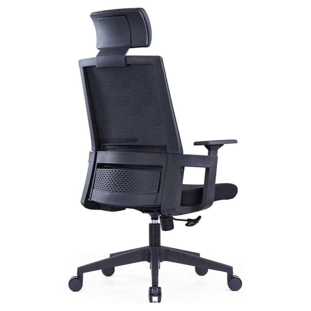 Clara Ergonomic High Back Chair (Black)