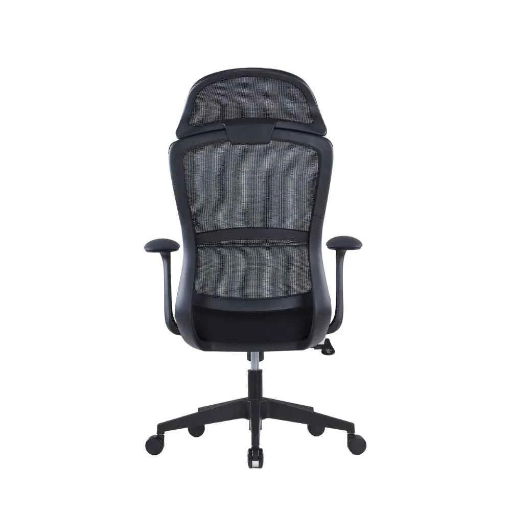 Mila Ergonomic High Back Chair (Black)