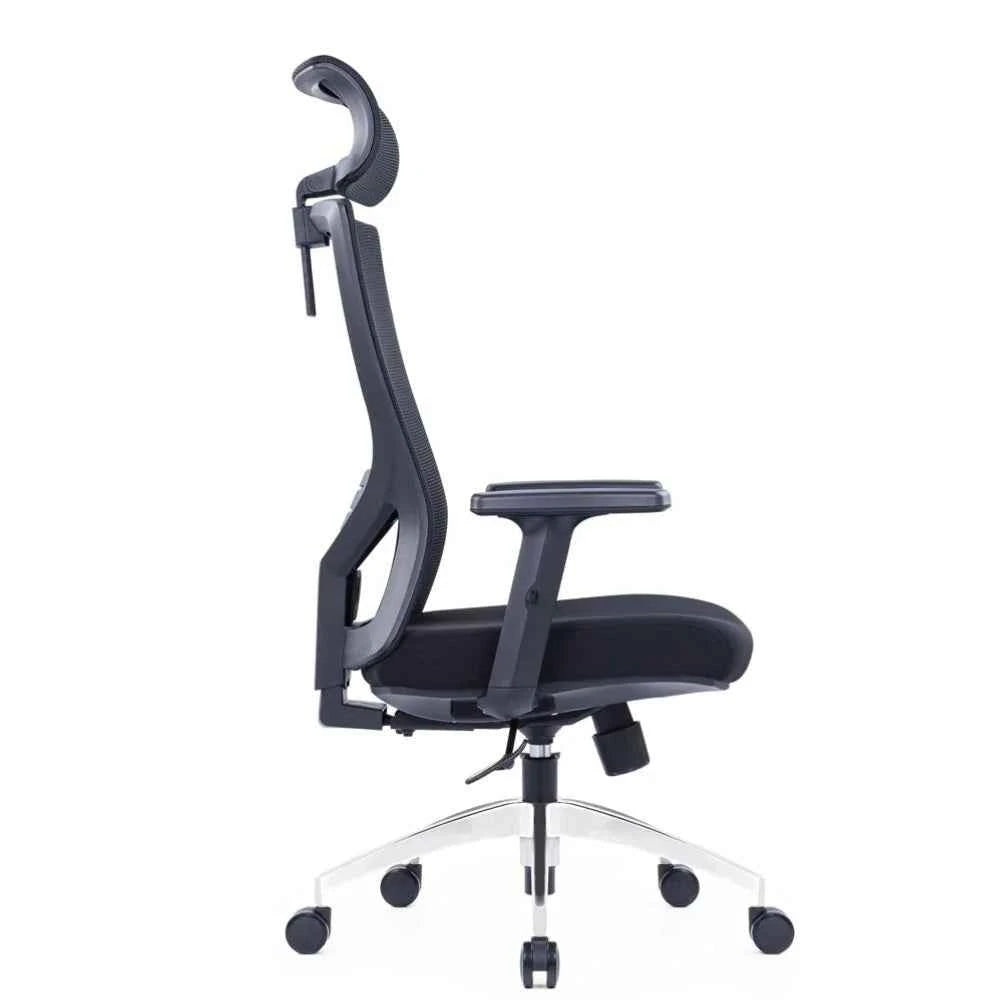 Ella Ergonomic High Back Chair (Black)