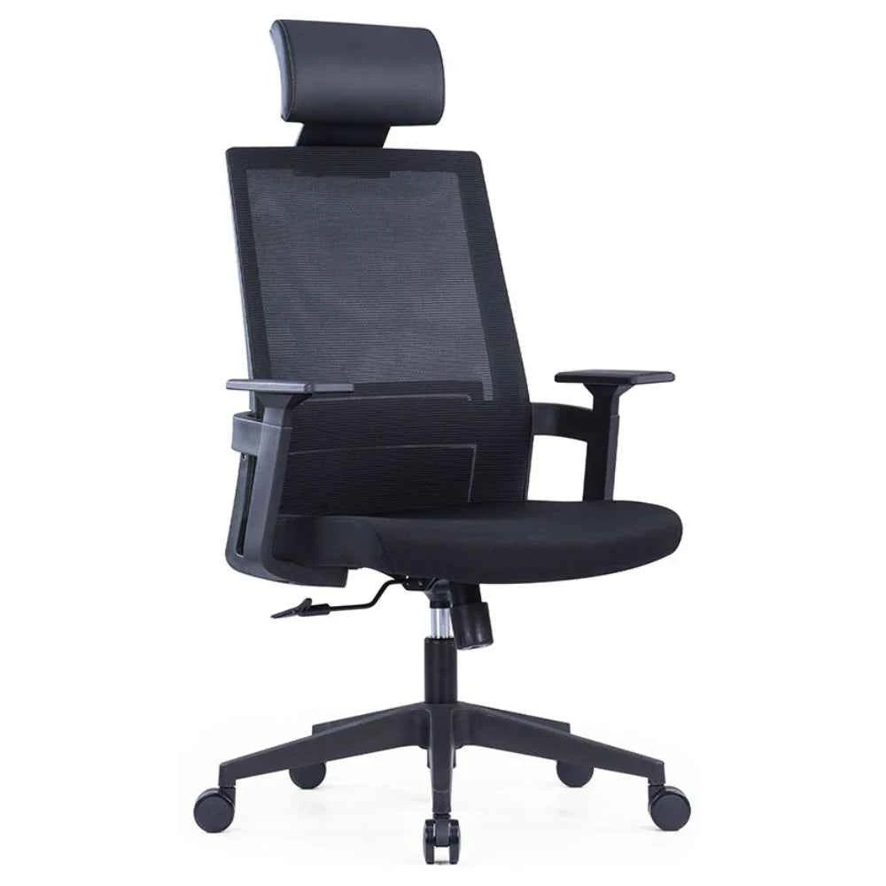 Clara Ergonomic High Back Chair (Black)