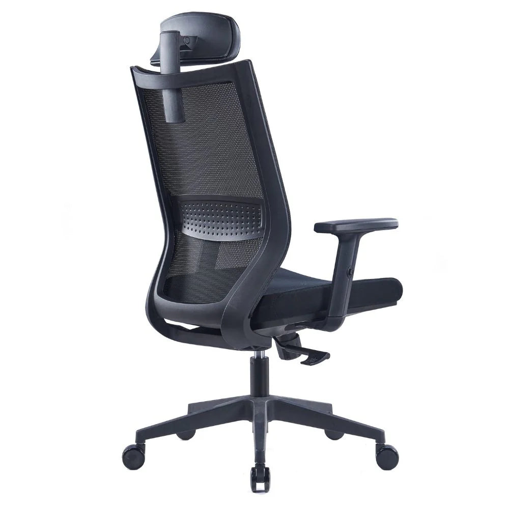 Vera Ergonomic High Back Chair (Black)