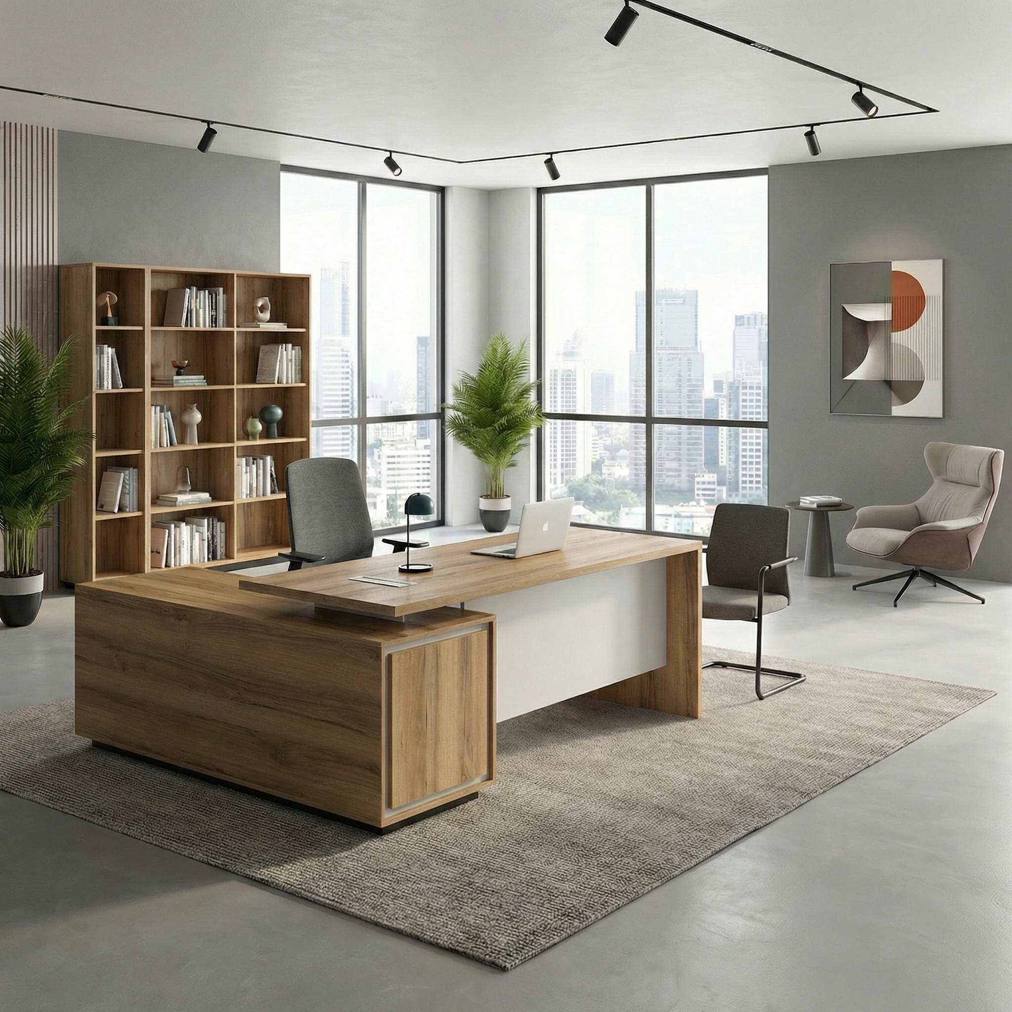 Hagen Executive Desk | Premium Corporate Office Furniture UAE