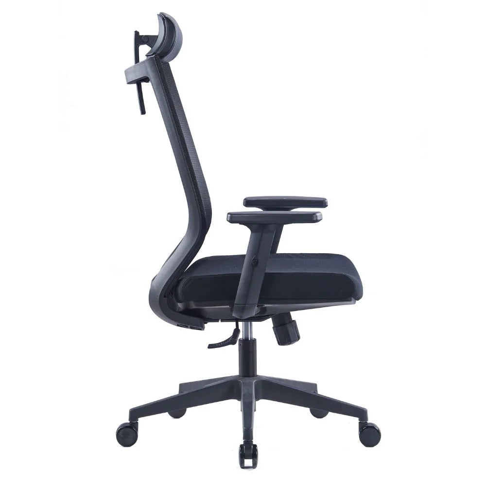 Vera Ergonomic High Back Chair (Black)