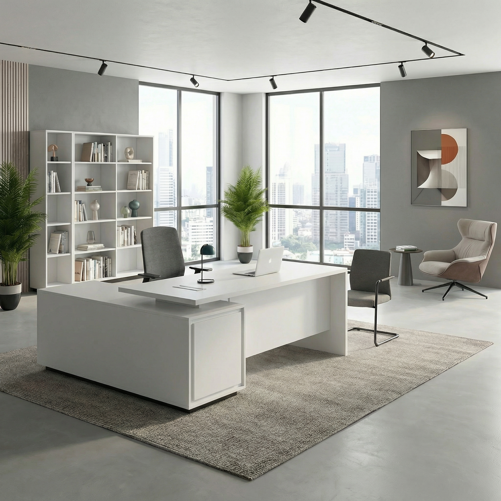 Hagen Executive Desk | Premium Corporate Office Furniture UAE