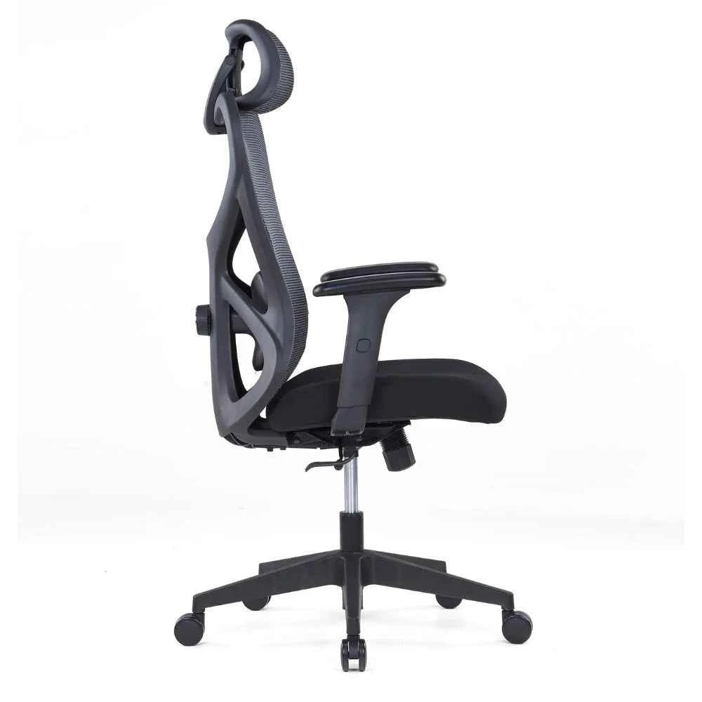 Lina Ergonomic High Back Chair (Black)