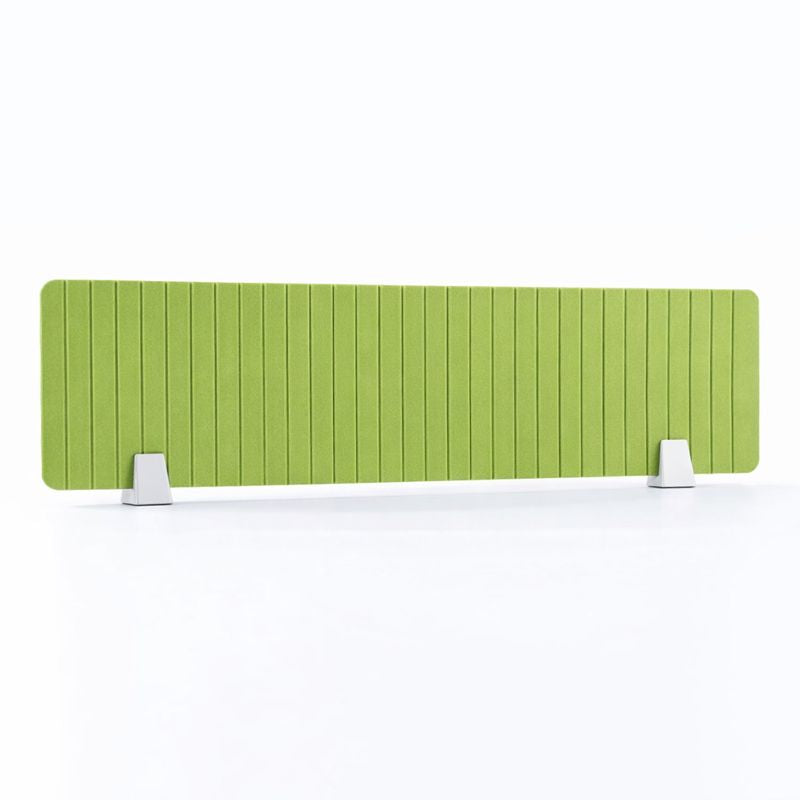 Acoustic Desk Divider with 2 Clips Noise Reduction Privacy Panel for Workstations, Desks and Modern Office ( Apple Green )