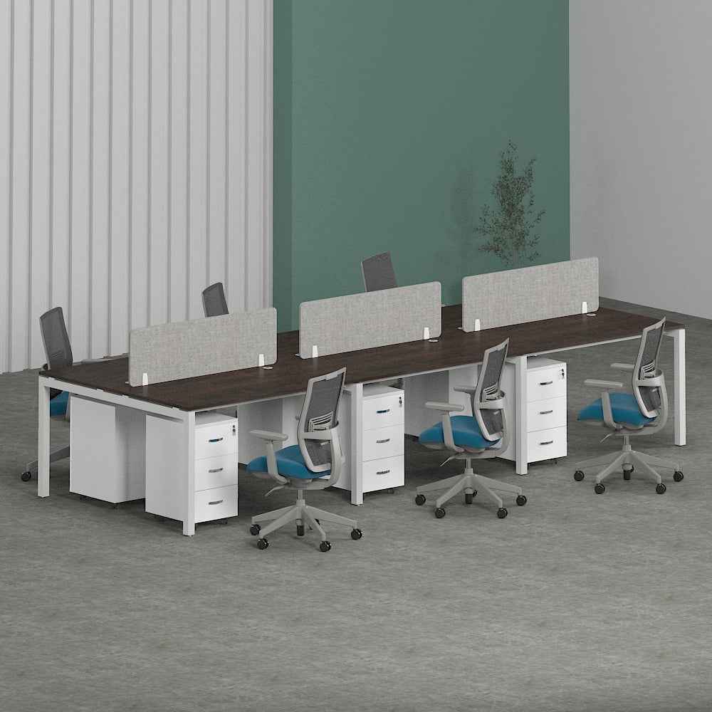 Matrix Workstation In Loop Leg-6 Person (Face To Face)
