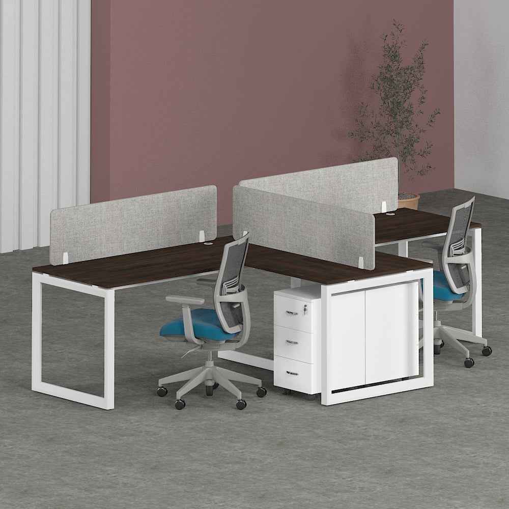 Solana Workstation Cluster of 2 In-Line (T-Shape)