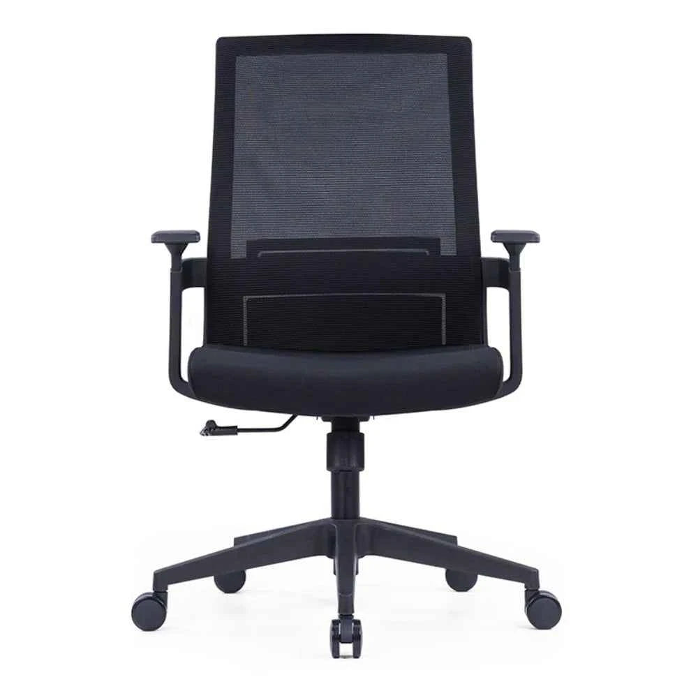 Clara Ergonomic Medium Back Chair (Black)