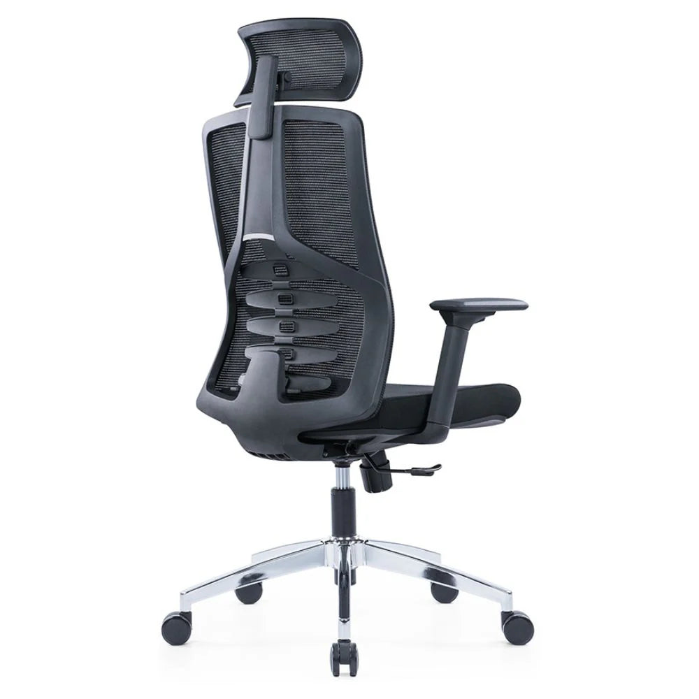 Lena Ergonomic High Back Chair (Black)