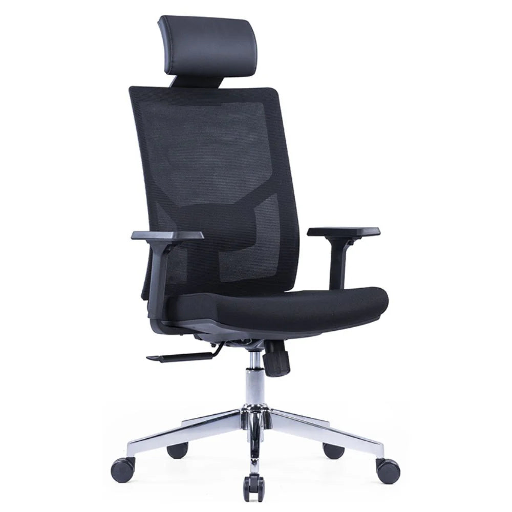Lea Ergonomic High Back Chair (Black)