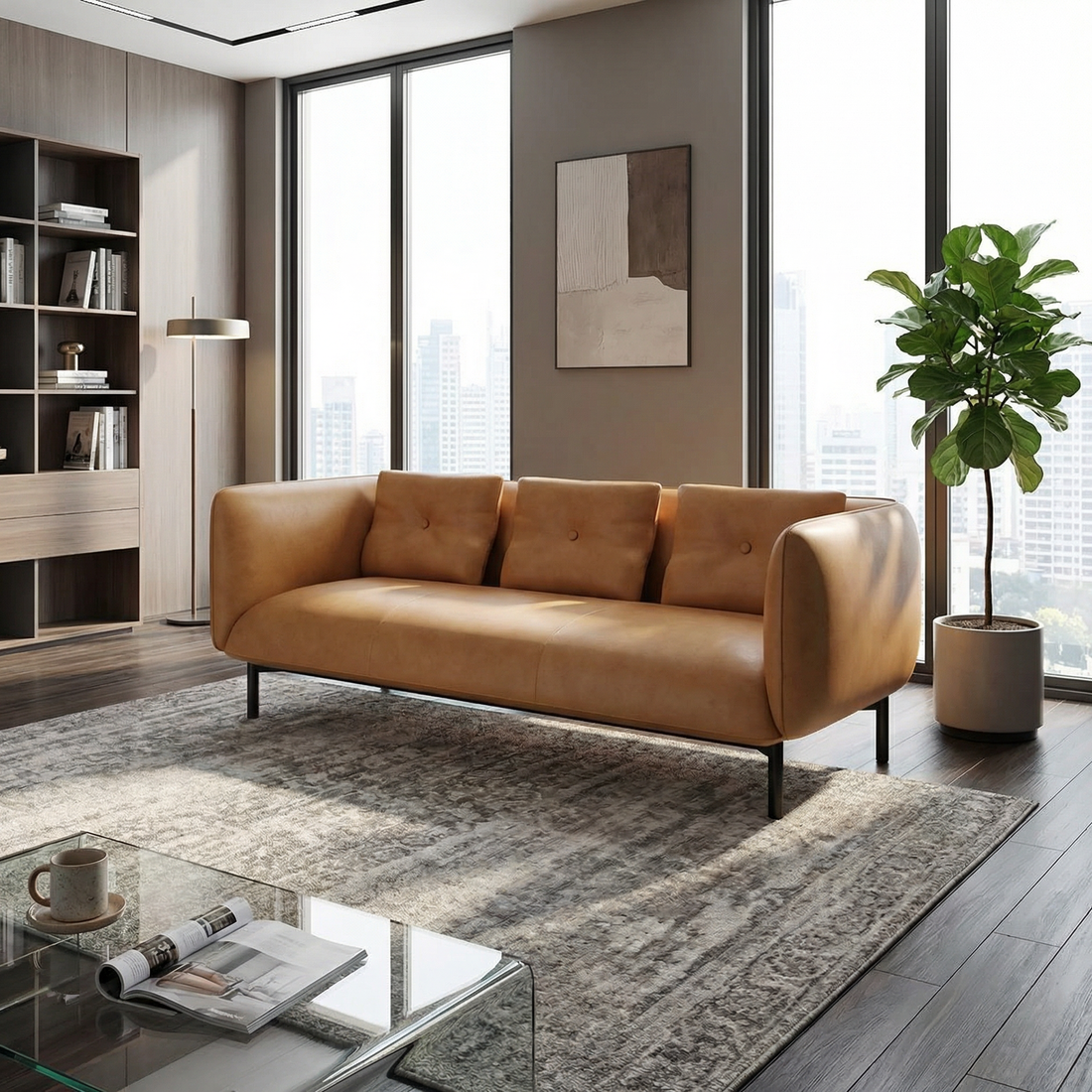 Comfivo Three Seater Sofa