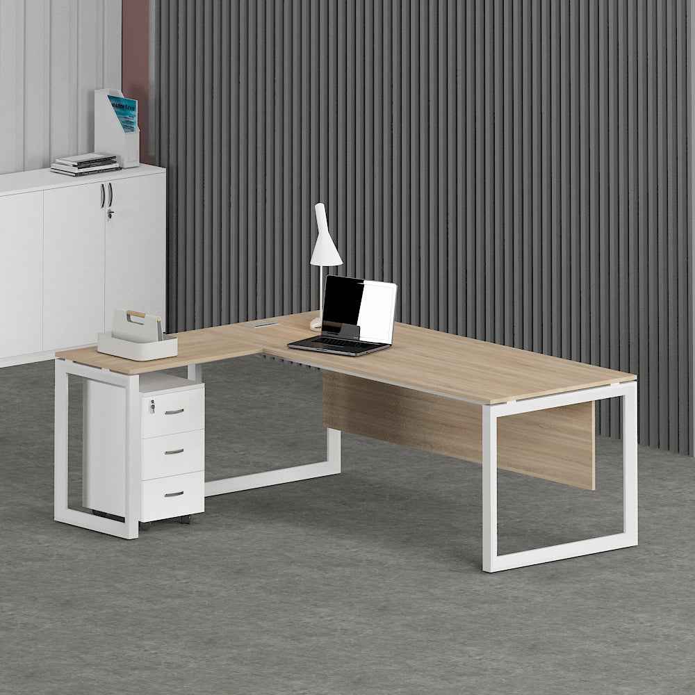 Solana L-Shaped Executive Desk