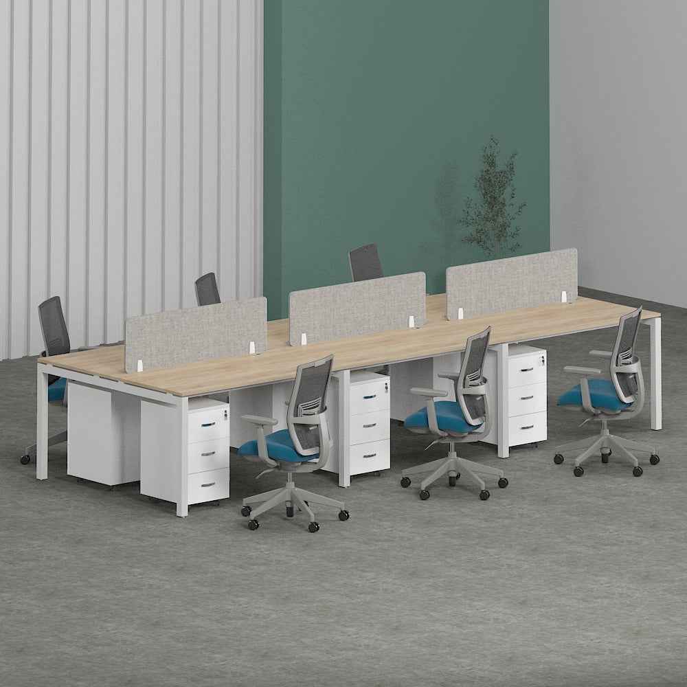 Matrix Workstation In Loop Leg-6 Person (Face To Face)
