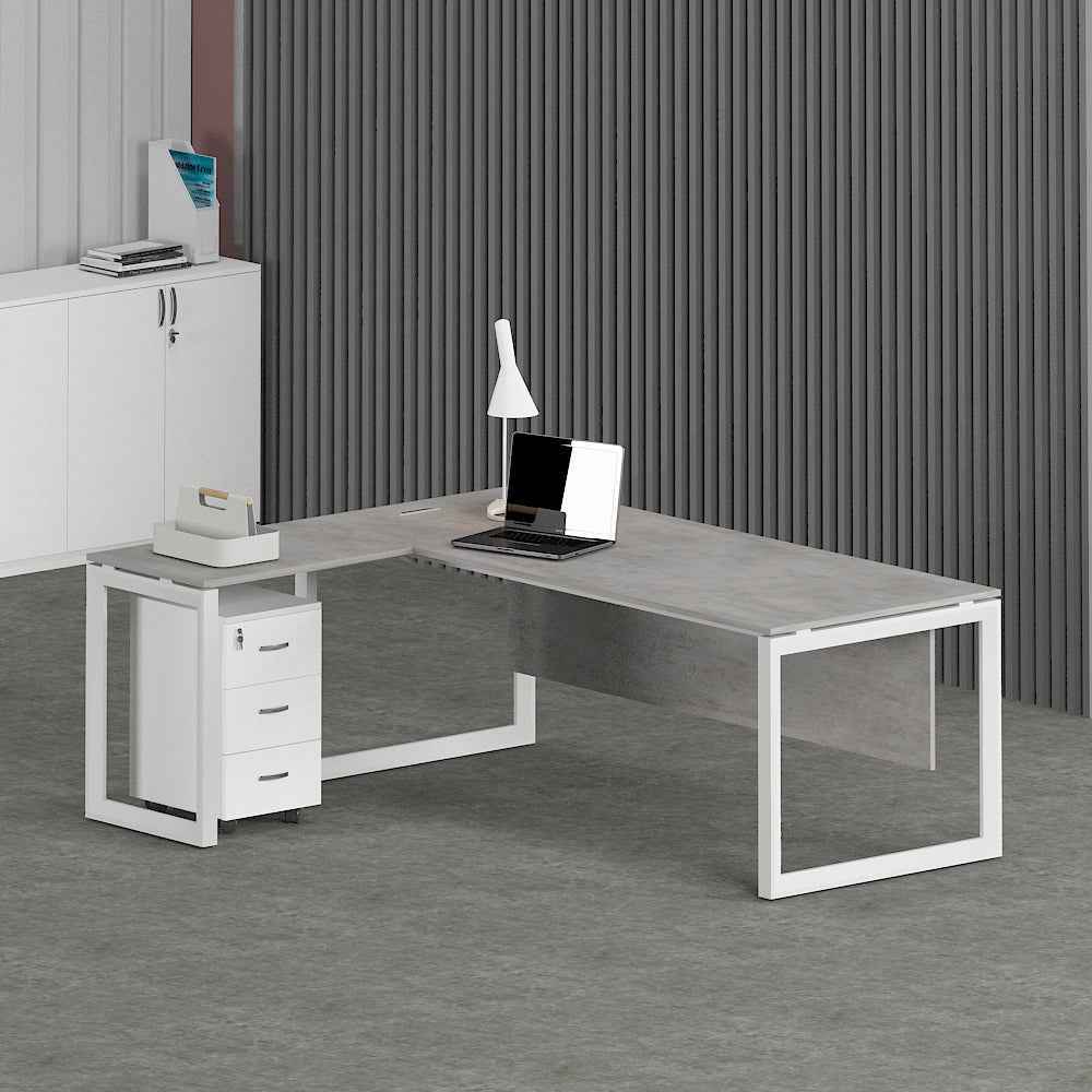 Solana L-Shaped Executive Desk