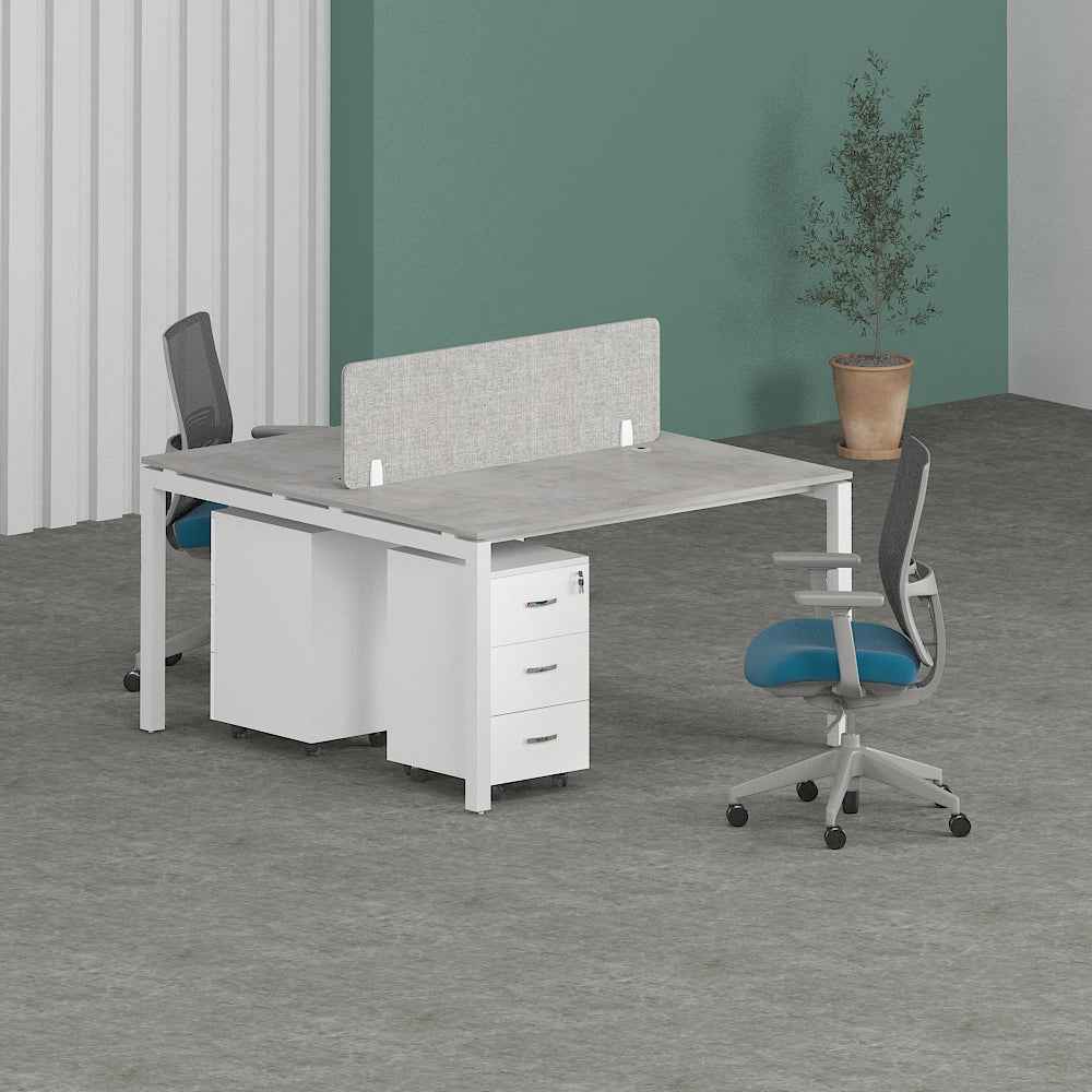 Matrix Workstation In Loop Leg-2 Person (Face To Face)