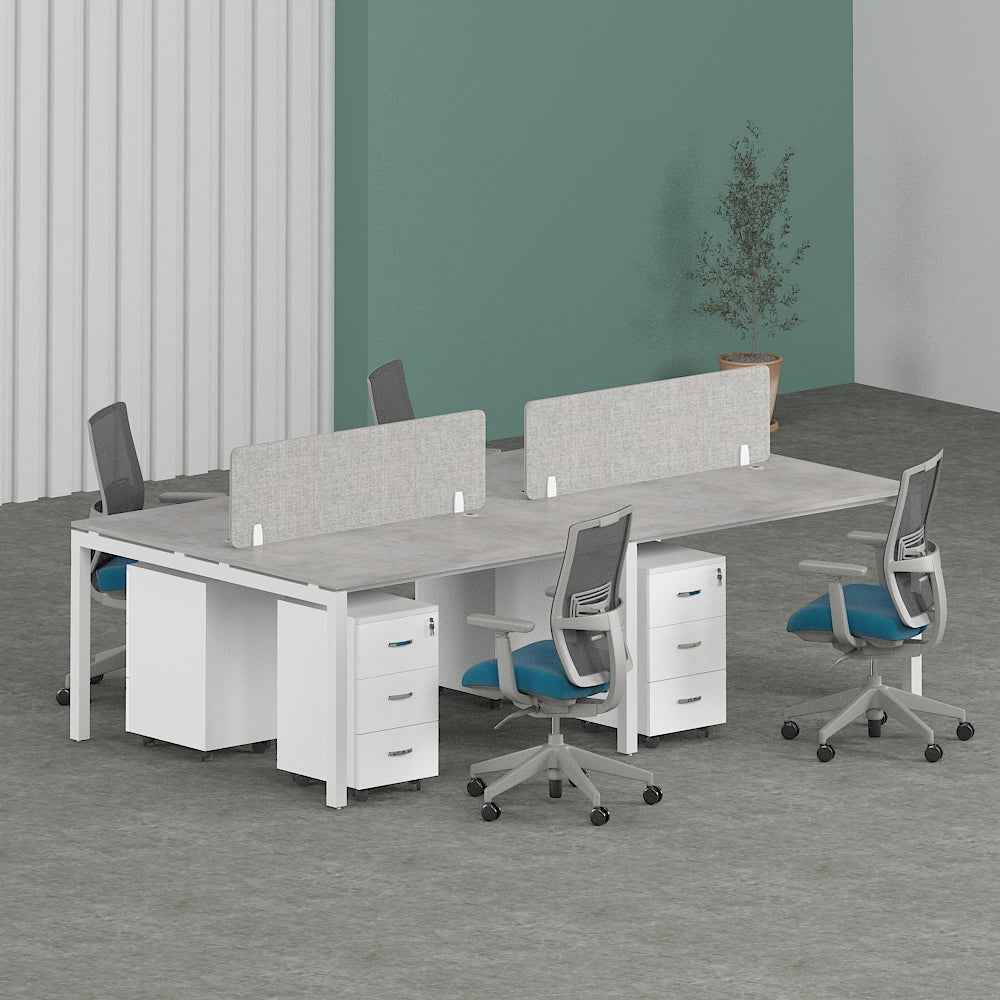 Matrix Workstation In Loop Leg-4 Person (Face To Face)
