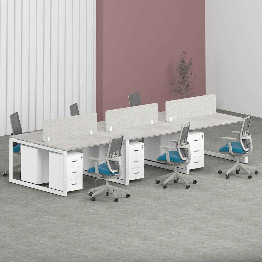 Solana Workstation In Loop Leg-6 Person (Face To Face)