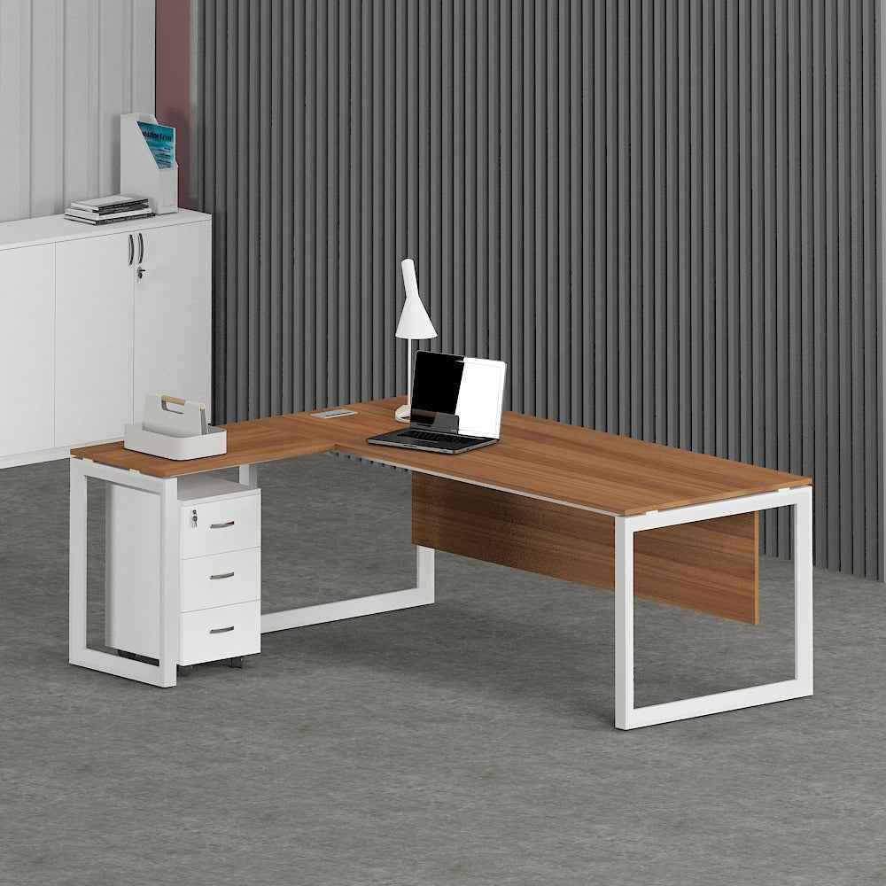 Solana L-Shaped Executive Desk