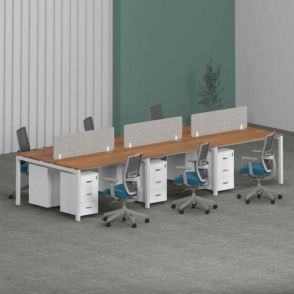 Matrix Workstation In Loop Leg-6 Person (Face To Face)