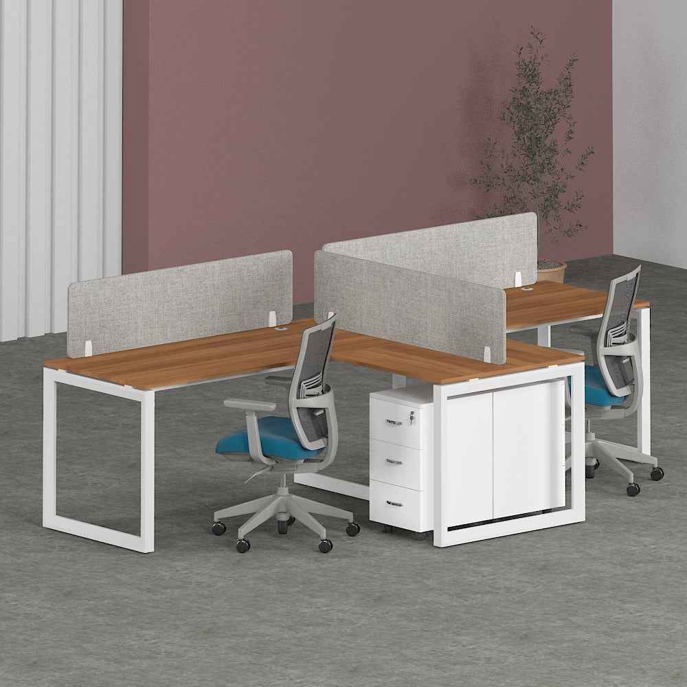 Solana Workstation Cluster of 2 In-Line (T-Shape)