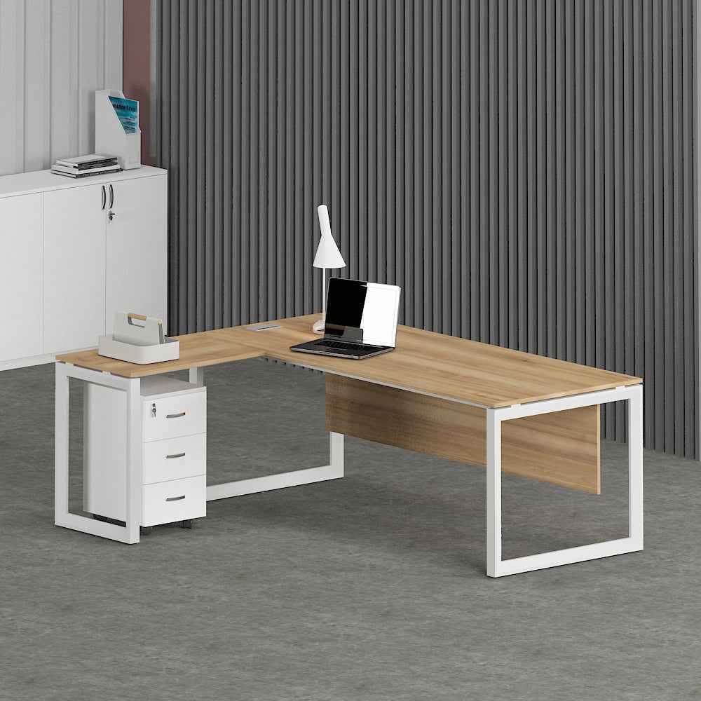 Solana L-Shaped Executive Desk