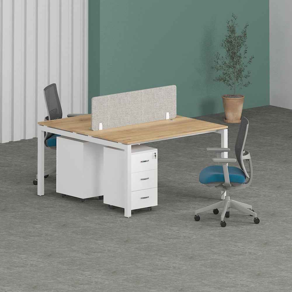 Matrix Workstation In Loop Leg-2 Person (Face To Face)