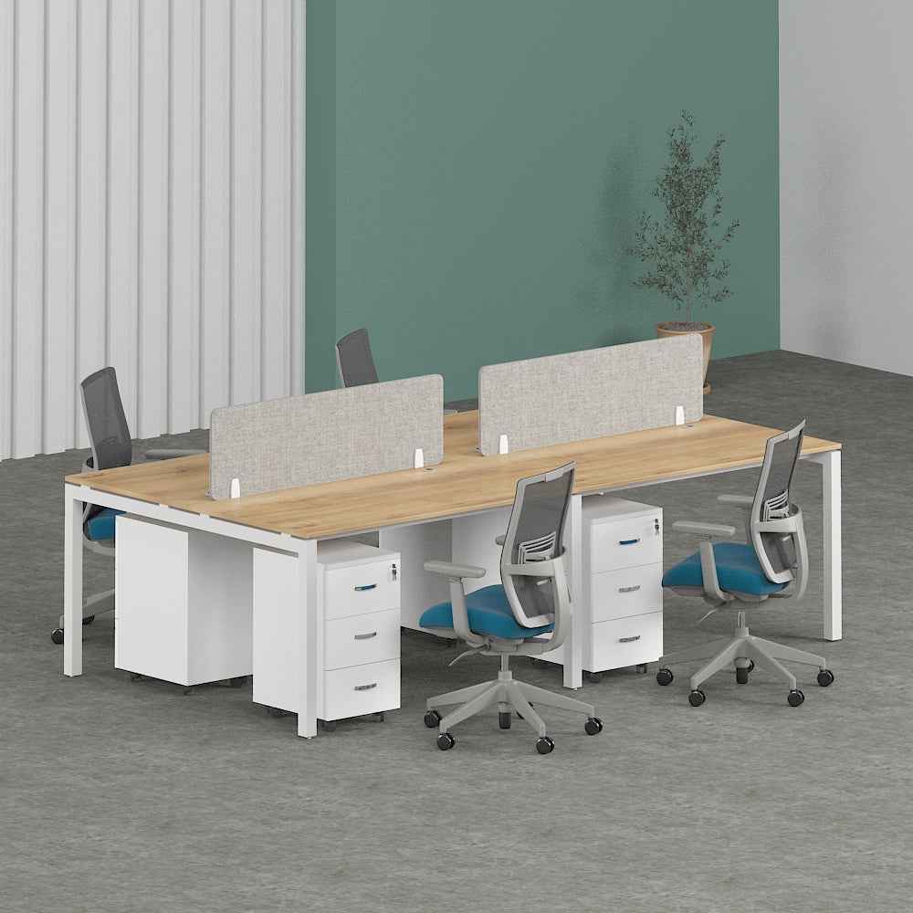 Matrix Workstation In Loop Leg-4 Person (Face To Face)