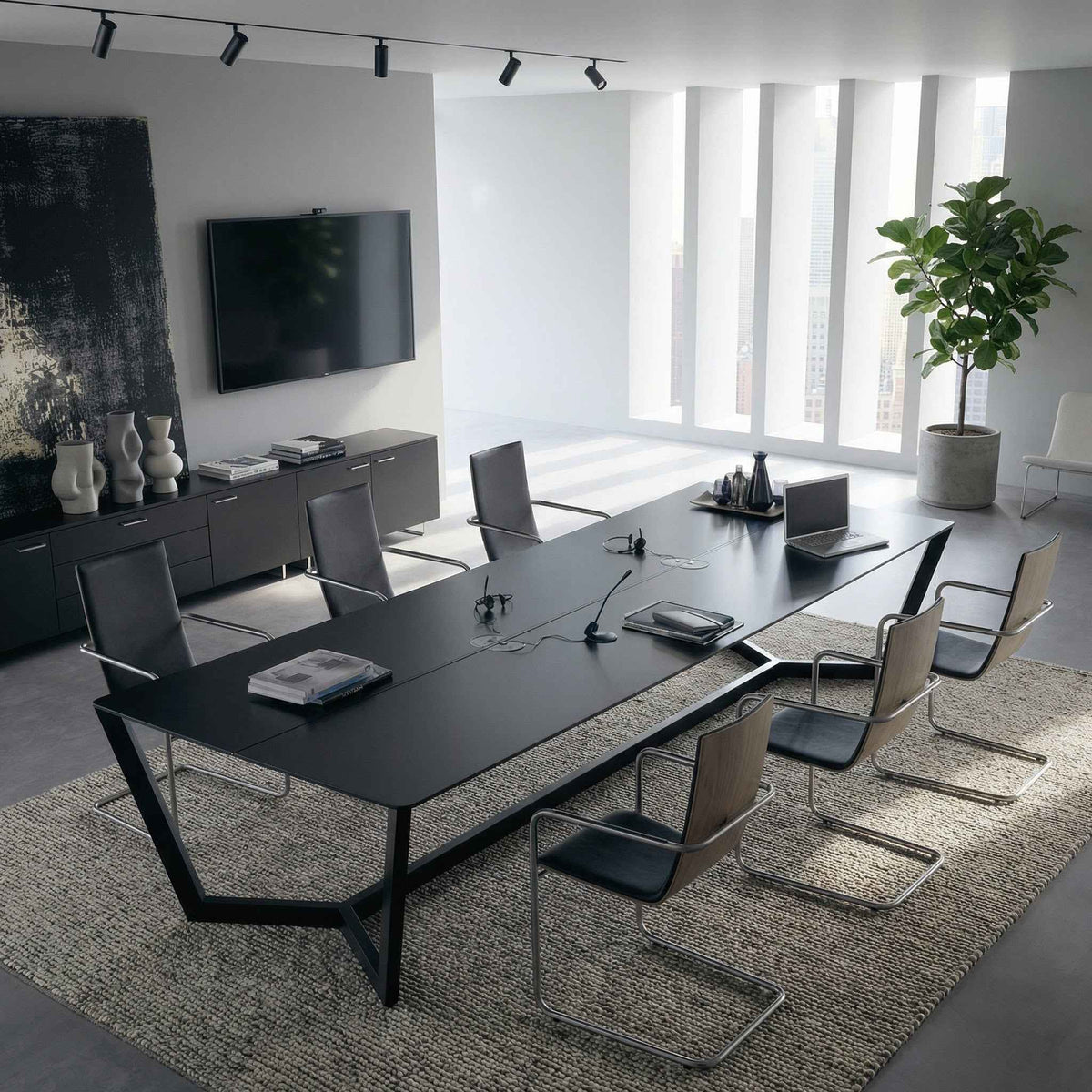 Platinum Boardroom Table