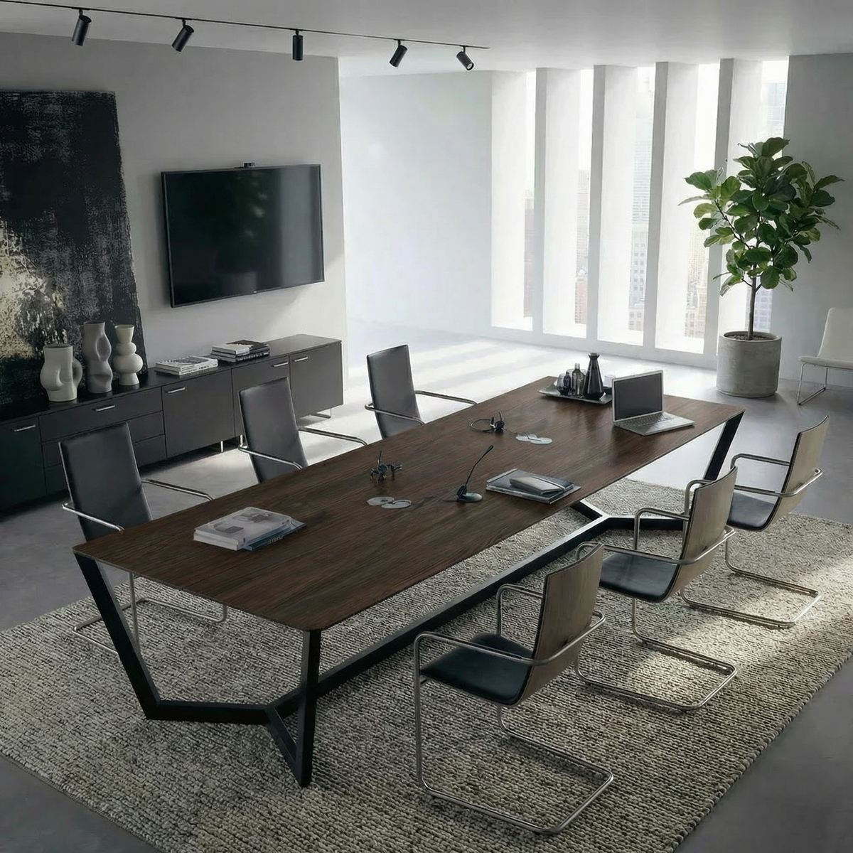 Platinum Boardroom Table