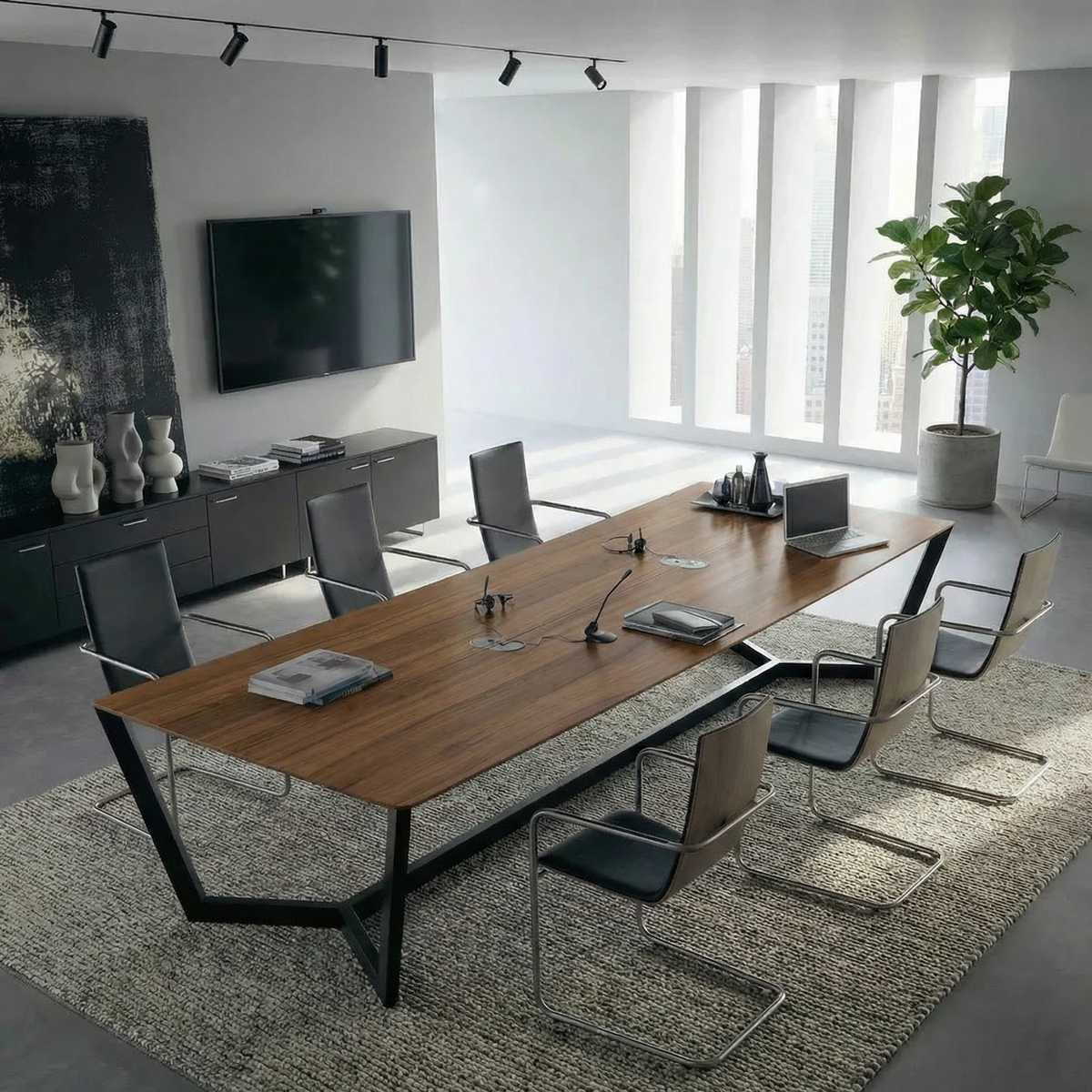 Platinum Boardroom Table