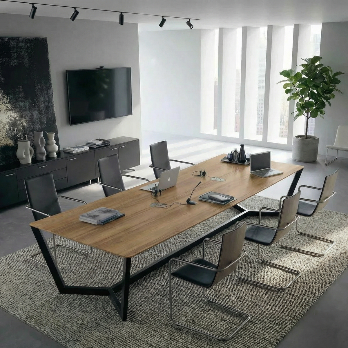 Platinum Boardroom Table