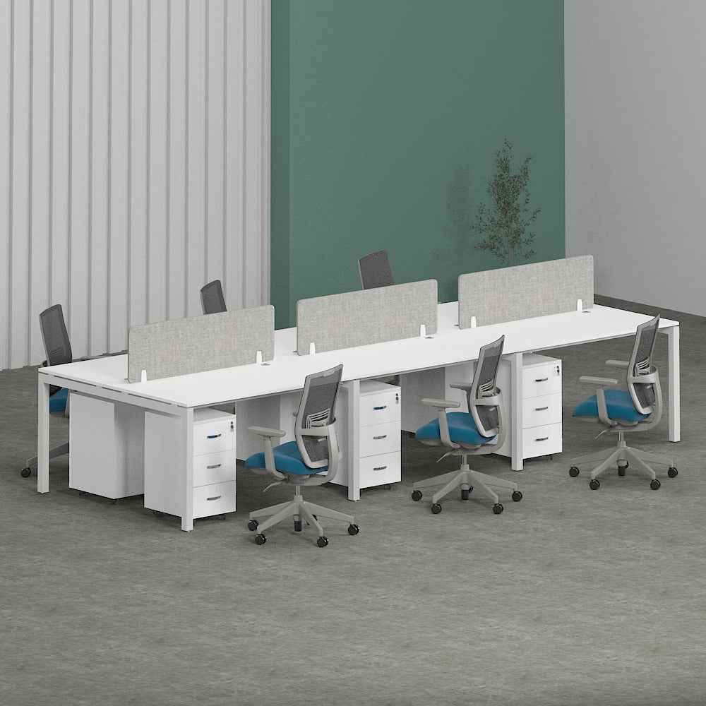 Matrix Workstation In Loop Leg-6 Person (Face To Face)