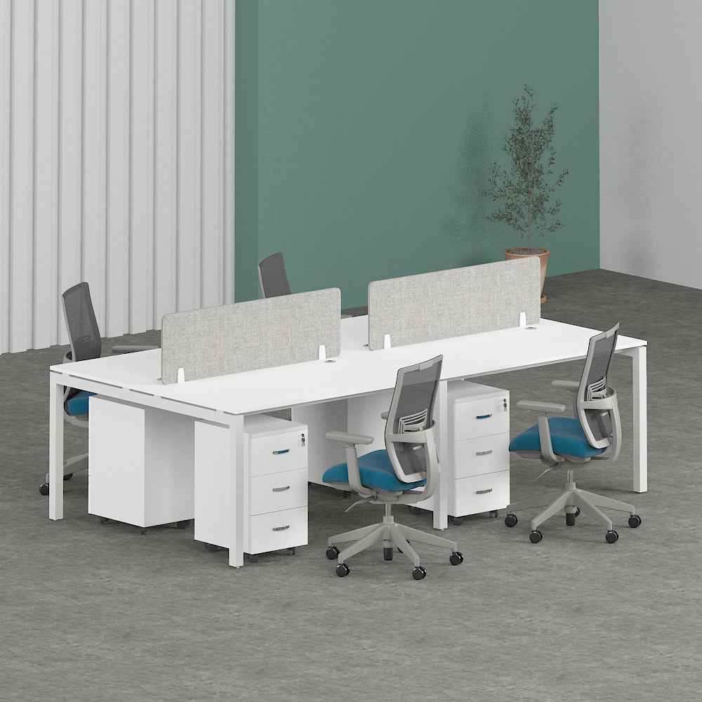 Matrix Workstation In Loop Leg-4 Person (Face To Face)
