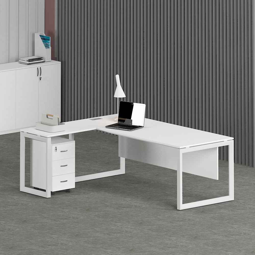 Solana L-Shaped Executive Desk