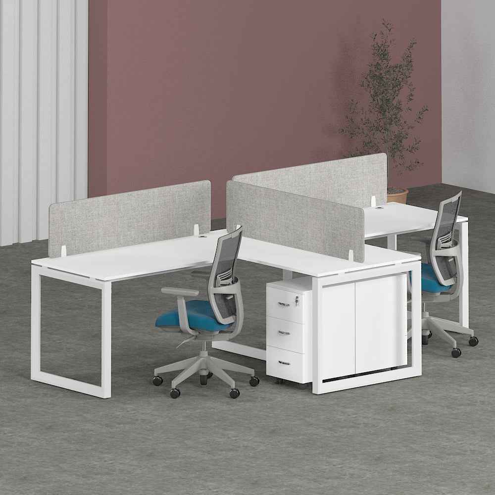 Solana Workstation Cluster of 2 In-Line (T-Shape)