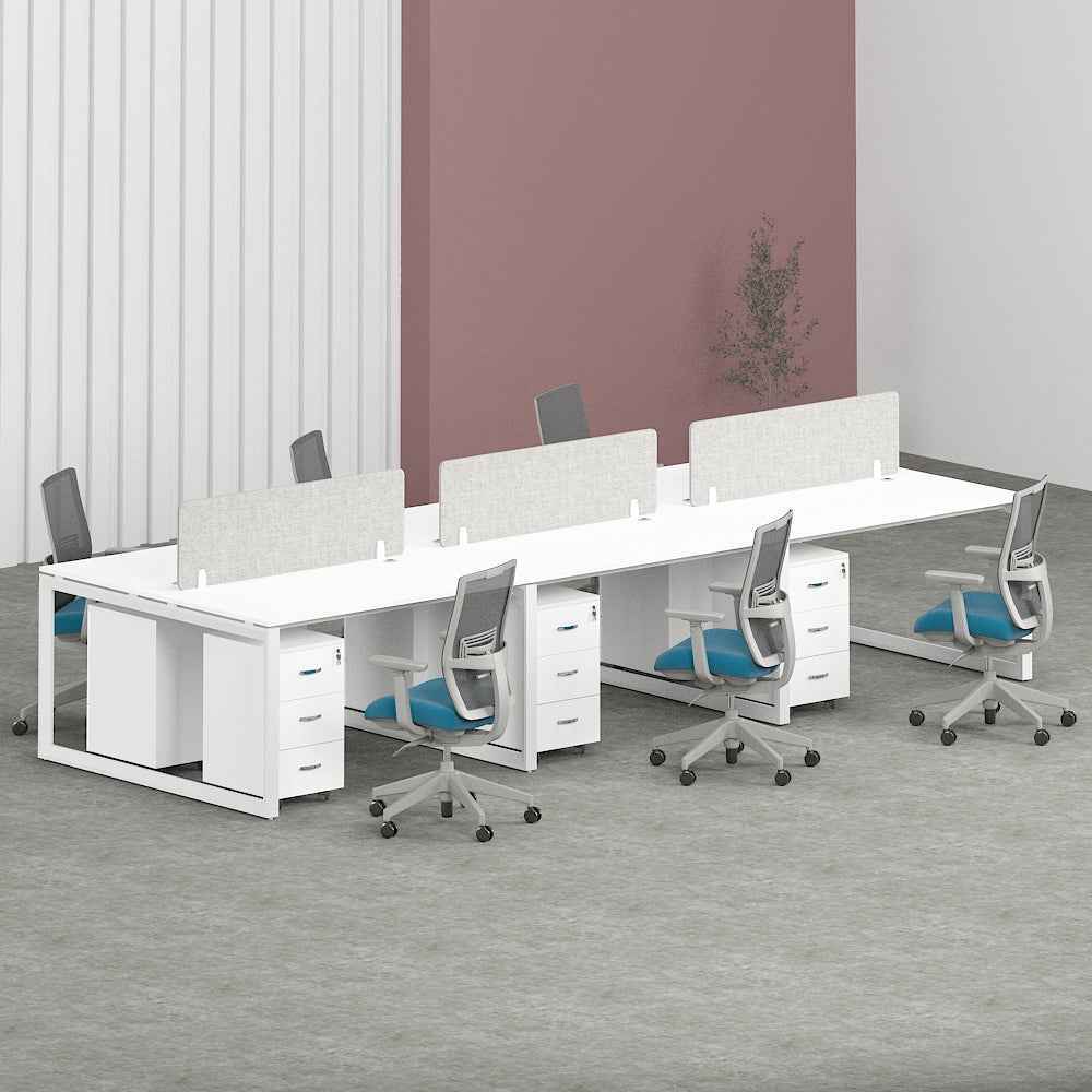 Solana Workstation In Loop Leg-6 Person (Face To Face)