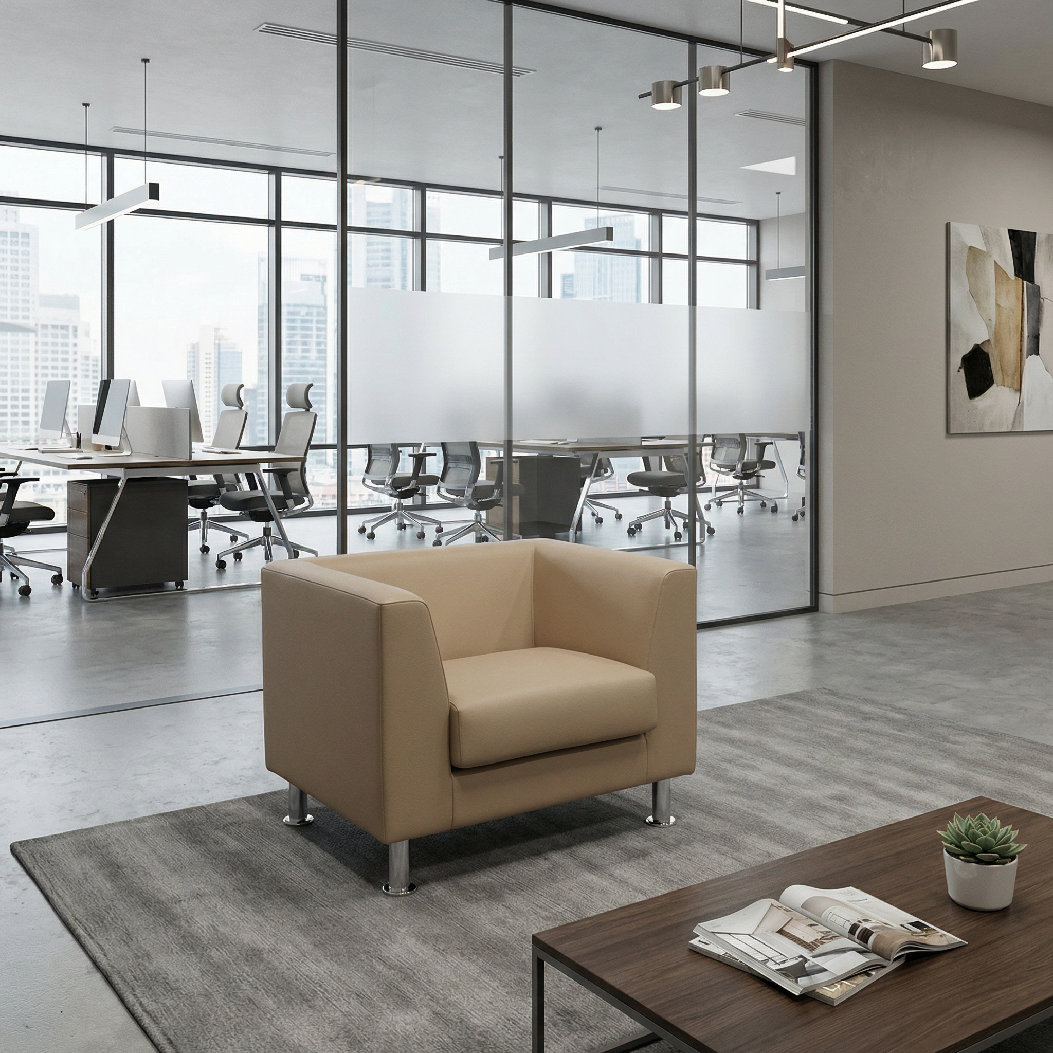 Zentara Single Seater Sofa
