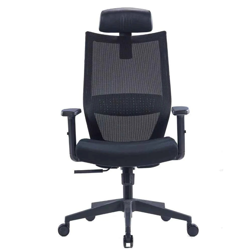 Elsa Ergonomic High Back Chair (Black)