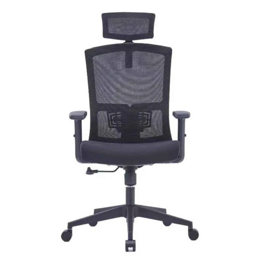 Anna Ergonomic High Back Chair (Black)